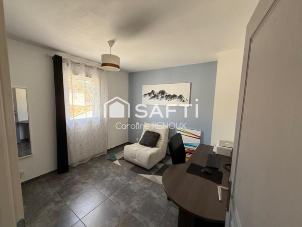 Maison 90 m² – 3 chambres – Piscine – Garage – Exposition plein sud
