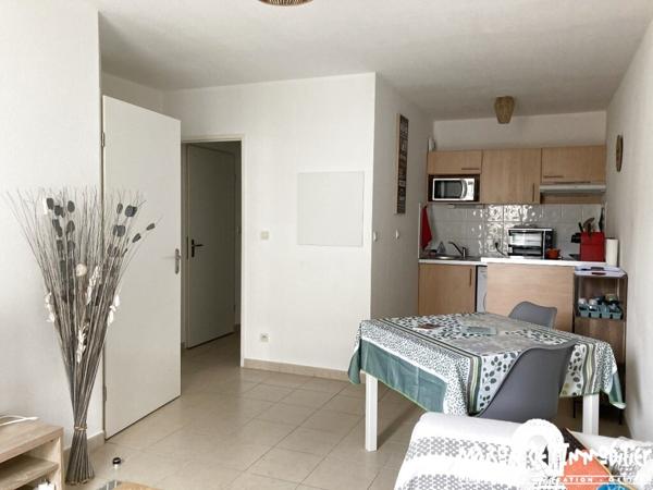 Location Appartement meublé - 38m² - 2 pièces - Garage - COGNAC Quartier Parc