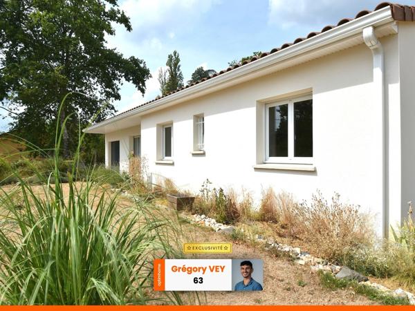 MAISON PLAIN PIED DE 2020 - DPE A - 3 CHAMBRES - GARAGE et JARDIN - HAMEAU CALME