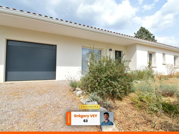 MAISON PLAIN PIED DE 2020 - DPE A - 3 CHAMBRES - GARAGE et JARDIN - HAMEAU CALME