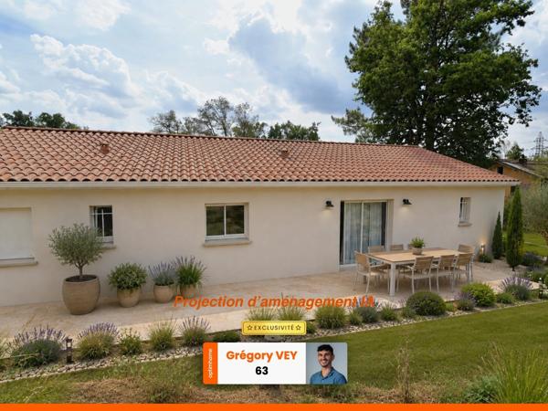 MAISON PLAIN PIED DE 2020 - DPE A - 3 CHAMBRES - GARAGE et JARDIN - HAMEAU CALME