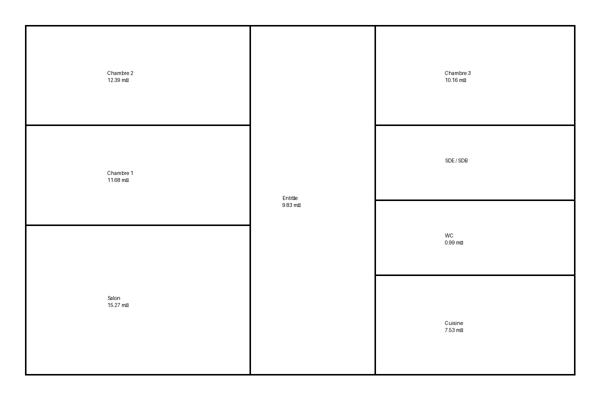 APPARTEMENT  -  4 PIECES - NOISY LE SEC - proche du RER E