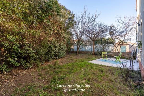 Grand T2 de 52m², terrasse, jardin, parking privatif