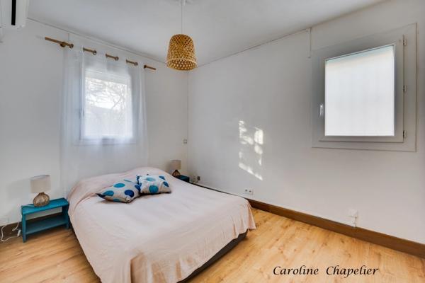 Grand T2 de 52m², terrasse, jardin, parking privatif