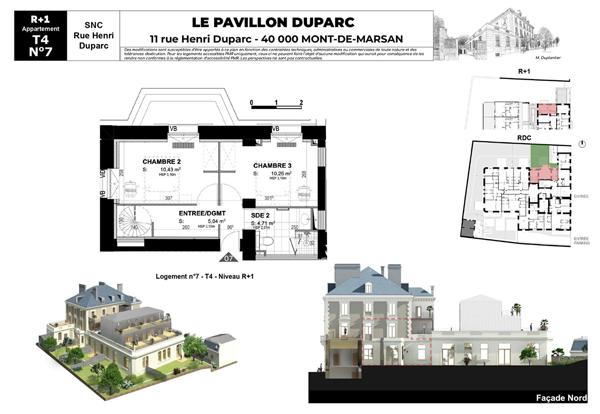 Appartement Mont De Marsan 4 pièces 88,10 m²