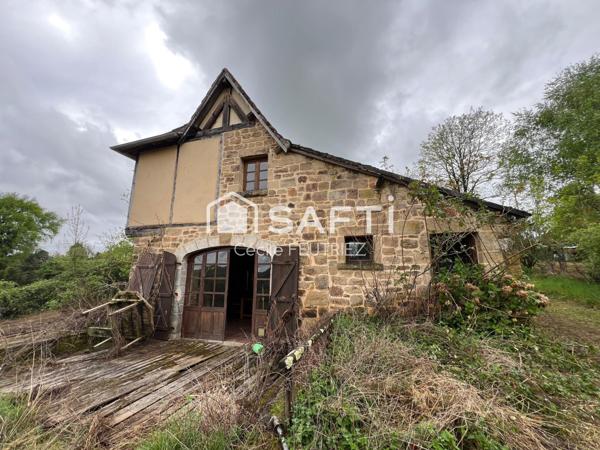 Maison isolée avec dépendance à rénover