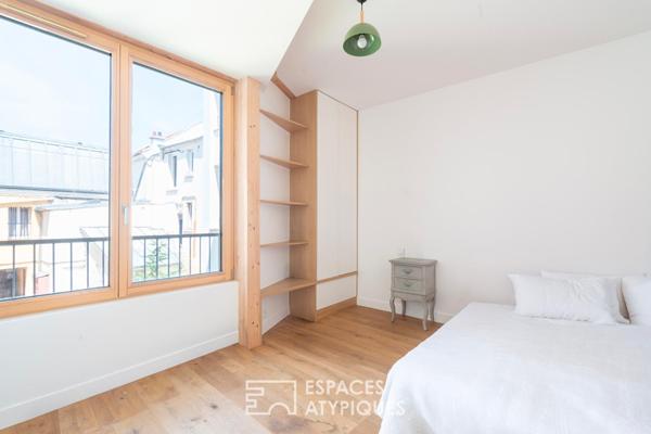Duplex à l’esprit loft avec jardin