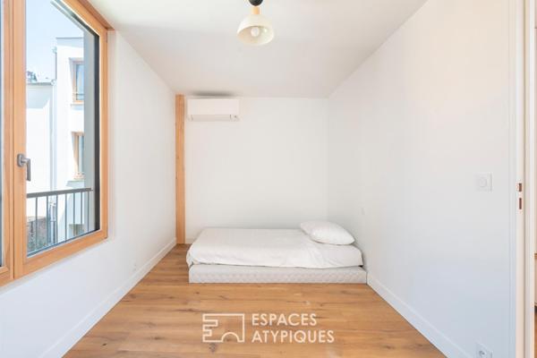 Duplex à l’esprit loft avec jardin