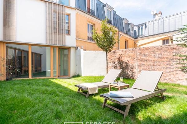 Duplex à l’esprit loft avec jardin