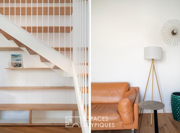 Duplex à l’esprit loft avec jardin