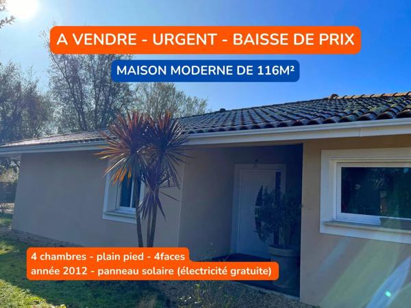 Maison Moderne à Linxe: Confort et Économie Énergétique