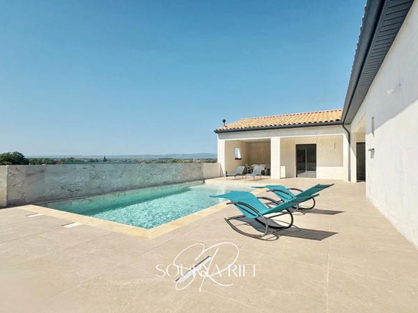 EXCLUSIVITÉ VILLA CONTEMPORAINE AVEC PISCINE ET PANORAMA IMPRENABLE À 15 MIN DE CARCASSONNE