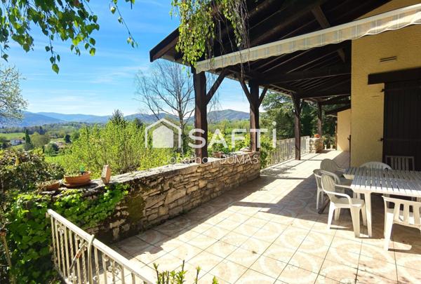Maison familiale, vue Pyrénées et grand terrain