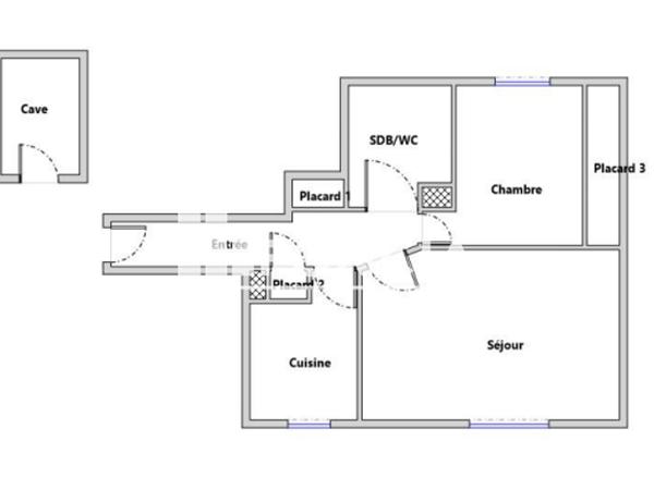 Location Appartement 2 pièces 61.03 m² - RUE MARTAINVILLE - V HUGO Rouen 76000