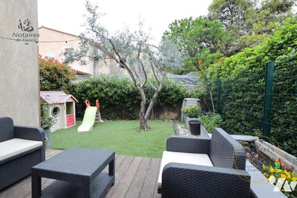 Maison T4 avec terrasse, jardin et garage dans le centre de Caveirac