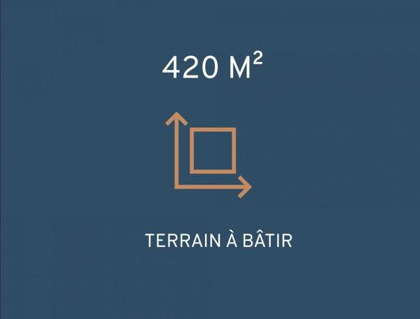 LANESTER : Terrain constructible et viabilisé de 420m²