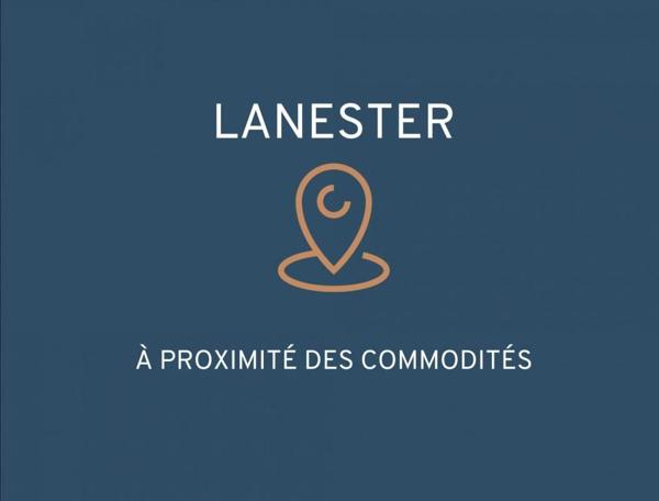 LANESTER : Terrain constructible et viabilisé de 420m²