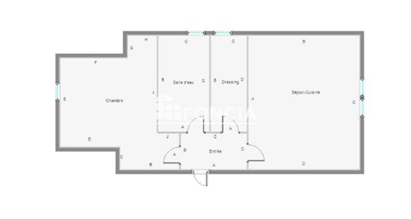 Location Appartement 2 pièces 49.14 m² - Montluçon 03100
