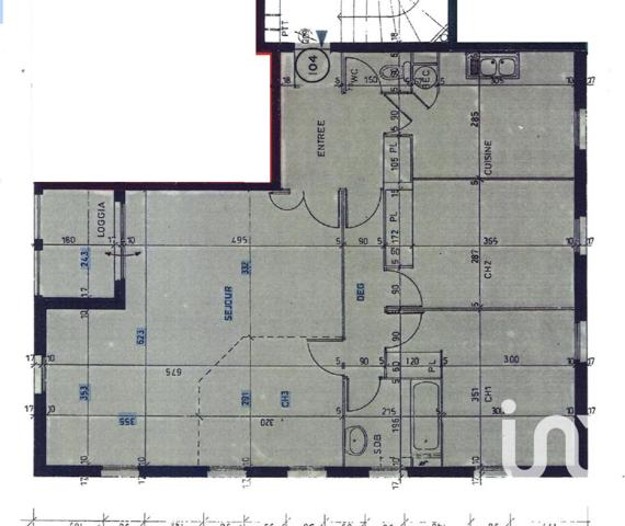 Appartement à vendre 4 pièces 87 m² Cergy