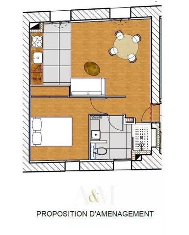 Appartement T2 de 39 m²