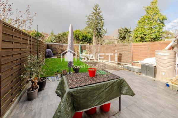 EXCLUSIVITÉ – Charmante maison 3 pièces 2 chambres de 52 m2 avec jardin de 80 m2 – Cité Jardin, Gennevilliers