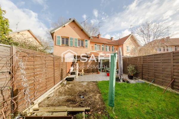 EXCLUSIVITÉ – Charmante maison 3 pièces 2 chambres de 52 m2 avec jardin de 80 m2 – Cité Jardin, Gennevilliers