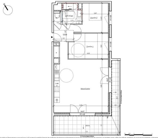 Appartement à vendre 3 pièces 70 m² Crolles