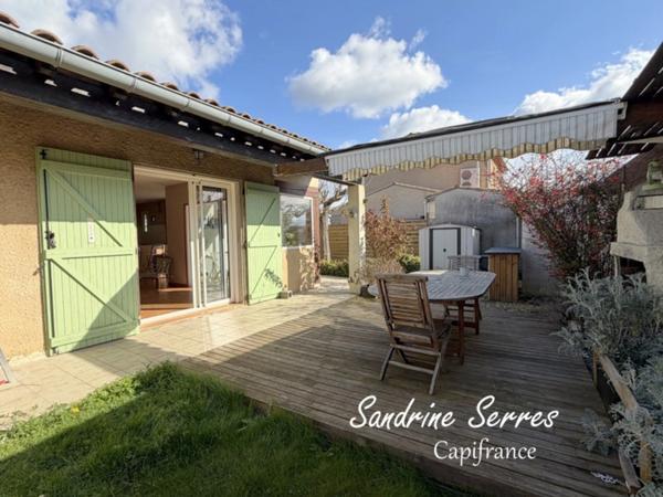 Maison plain-pied 110 m2 environ - 4 chambres - terrain 575 m2 - proche Limoux