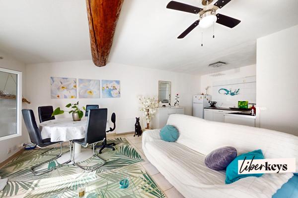 COURSAN : Magnifique appartement T2 lumineux au dernier étage 