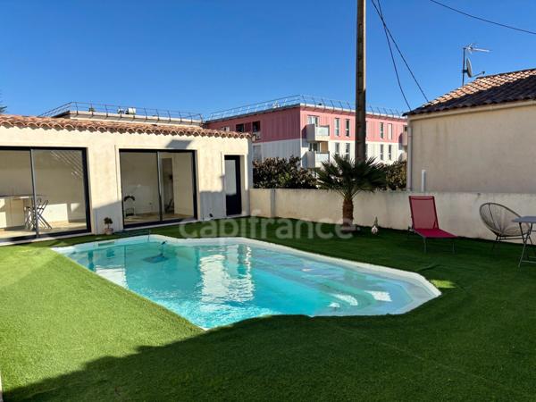 EXCLUSIVITÉ – LA CIOTAT – Maison T4/5 avec piscine, garage et grand sous-sol