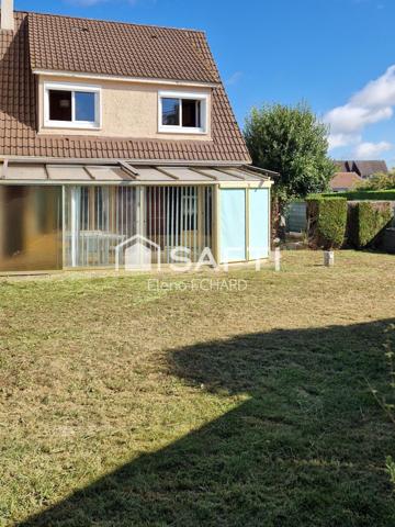 Magnanville – Maison familiale 92 m² avec jardin, véranda et sous-sol total