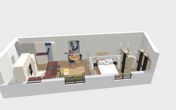 Appartement à vendre    2 pièces • 49,05 m2 Paris 11