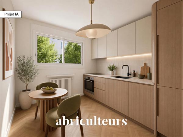 Appartement 49 m² 2 pièces Lyon 3e Montchat / Monplaisir