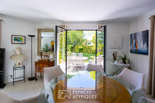 Maison contemporaine avec spa, jardin, cinéma, à Saint-Fuscien