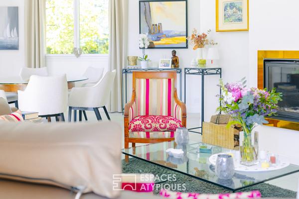 Maison contemporaine avec spa, jardin, cinéma, à Saint-Fuscien