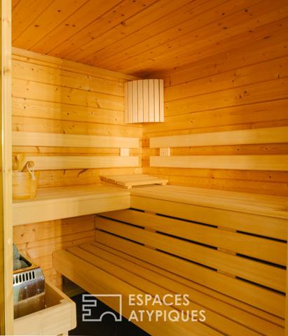 Maison contemporaine avec spa, jardin, cinéma, à Saint-Fuscien