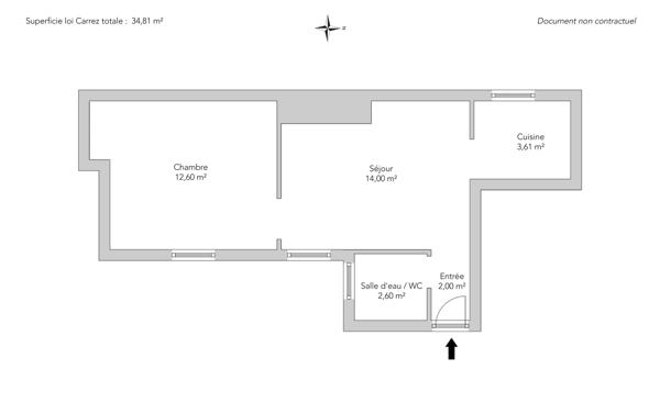 Appartement Paris 18 e - JULES JOFFRIN