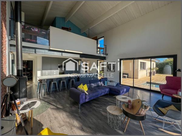 Maison 4 chambres, dépendance, piscine, calme absolu