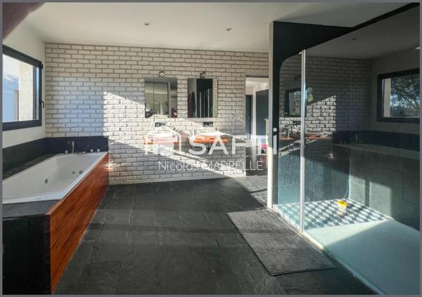 Maison 4 chambres, dépendance, piscine, calme absolu