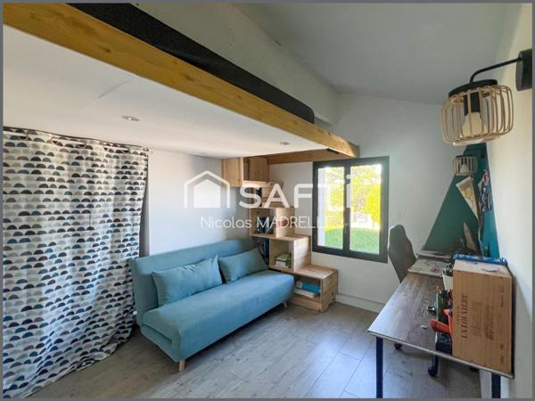 Maison 4 chambres, dépendance, piscine, calme absolu