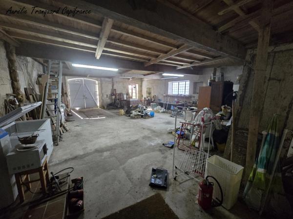 Maison BOURGEOISE à vendre 6 pièces +DEPENDANCES, à FONTENET (17400) composée de 4 chambres, bordée d'un petit ruisseau et 6000m² de terrain