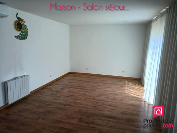 Maison 4 chambres dont cabinet/appart F1 46m² indépendant