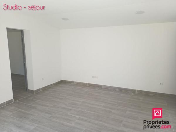 Maison 4 chambres dont cabinet/appart F1 46m² indépendant