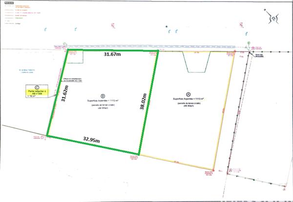Terrain à vendre 1 113 m² Saint-Étienne-au-Temple