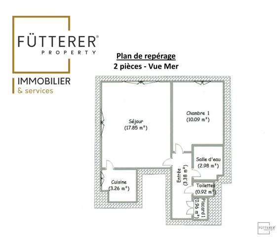 Appartement 2 pièces à vendre Narbonne Plage - 11100 / Réf: 4298-FUTTERER