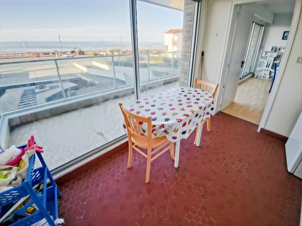 Appartement Saint Jean De Monts 1 pièce(s) terrasse face mer de 12 m² !