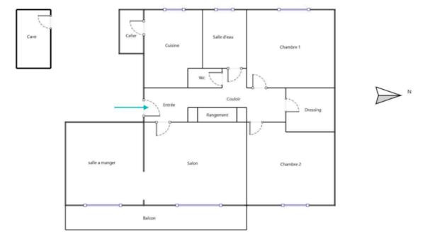 Appartement à vendre 4 pièces 71,5 m² Saint-Fargeau-Ponthierry