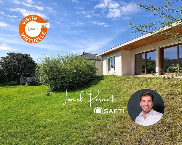 Villeurbanne, maison d'architecte de plain-pied