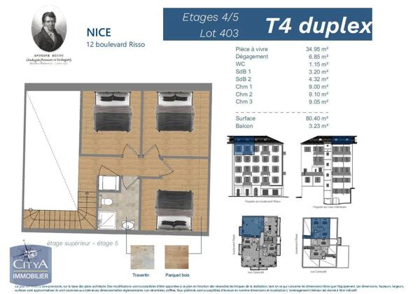 Appartement à vendre 4 pièces 80.4m²