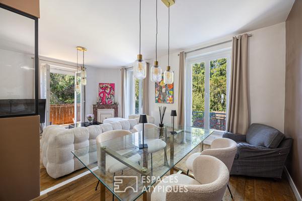 Appartement de charme avec jardin déporté